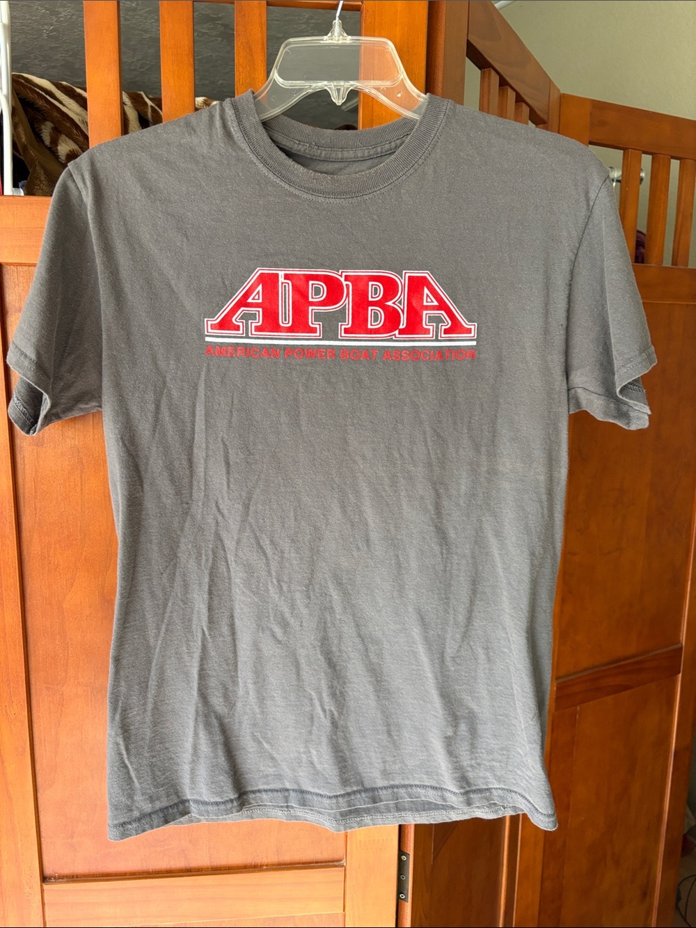 Gray Logo Crew Neck T-Shirt